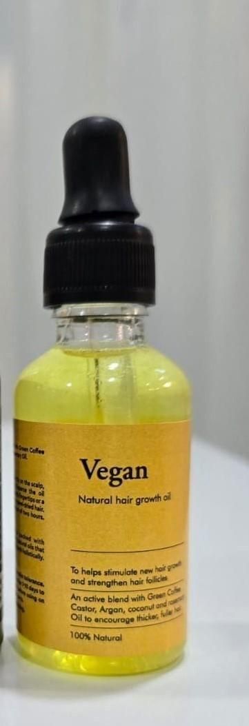 Vegan Natural Hair Growth Oil 30 ml (Pack of 2)